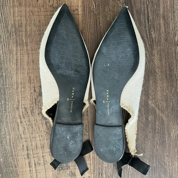Zara Pointed Mule Flats - Picture 3 of 3